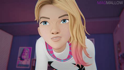 spider gwen animation magmallow|@magmallowa 